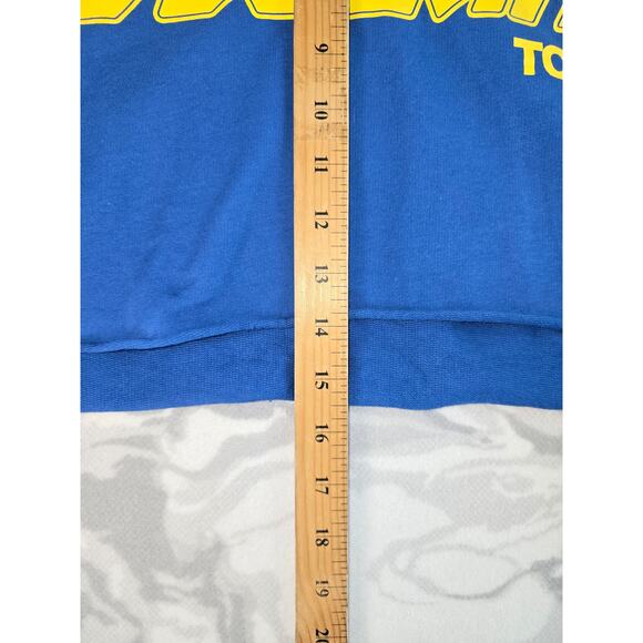 Justin Bieber Stadium Purpose World Tour 2027 Blue Women's Crop Top Size M - Picture 4 of 11